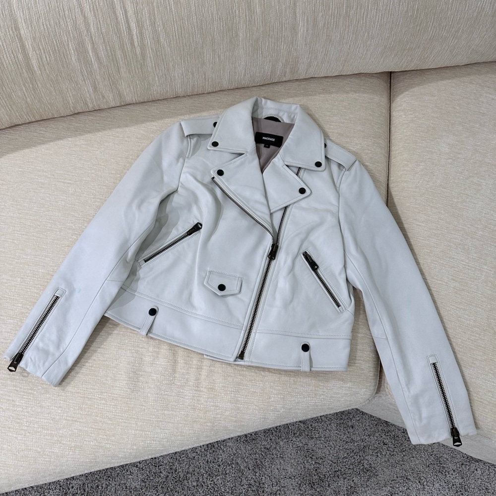 Mackage leather jacket